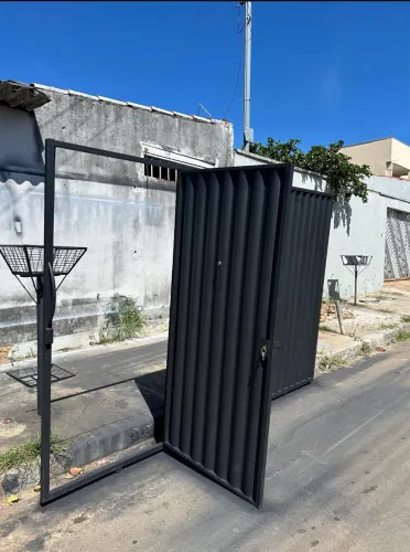 Portão chapa ondulada 2.10 x 3.10 NOVO 