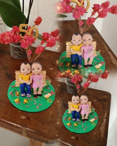 Velas topos noivos e kits personalizados pra festa