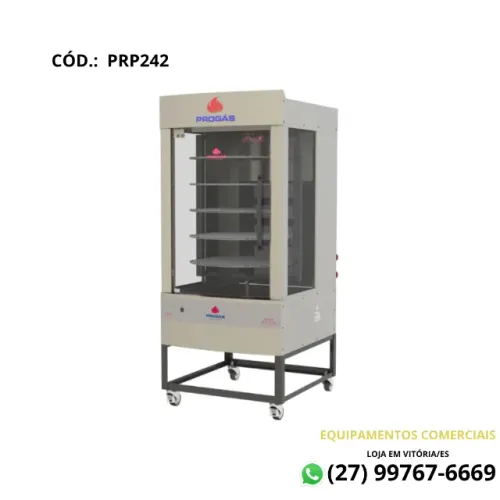 Forno Multiuso Giratório 5 Esteiras até 35 Frangos - Progás
