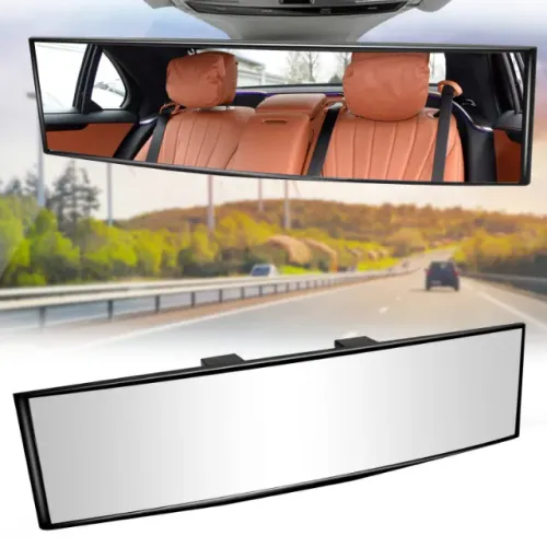 Espelho Retrovisor Panorâmico 300mm Automotivo Universal Melhor Visão