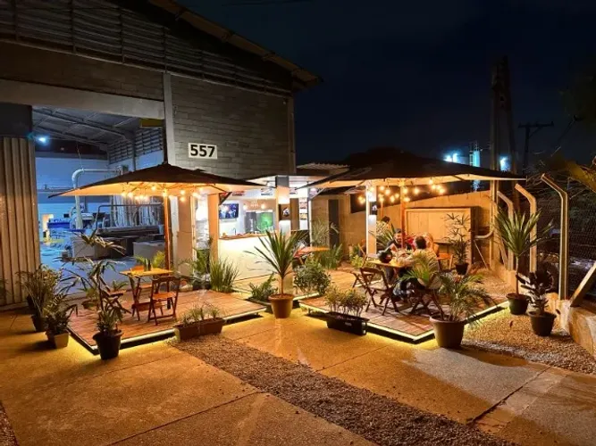 Quiosque de Churrasco-Gastronomia | Modular | Deck Iluminado | Cozinha Completa | Pronto