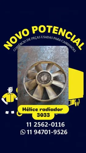 HELICE RADIADOR ATEGO 3033