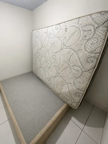 Cama box casal conjugada