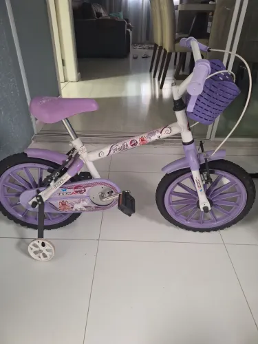 Bicicleta Infantil Track & Bikes Pinky Aro 16 - Unicórnio