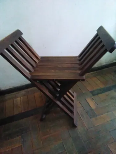 3 BANCOS EM X EM JACARANDÁ MACIÇO