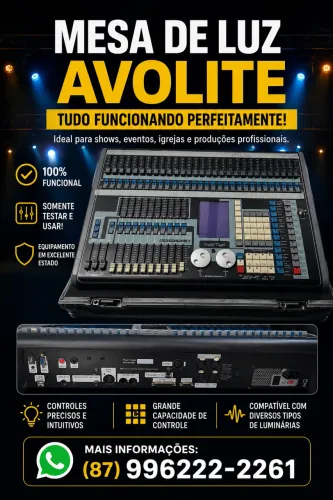 Vendo mesa de luz Avolite