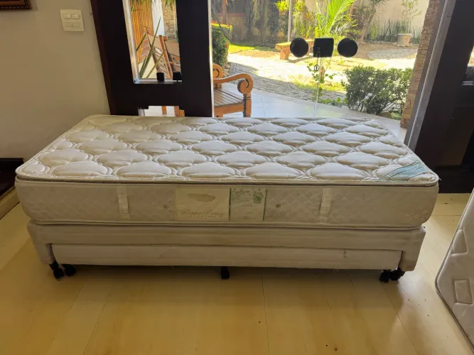 BICAMA HERVAL COM CAMA AUXILIAR + COLCHÃO VISCOELÁSTICO