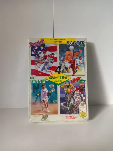 Jogo coletânea Quattro Sports para o Nintendo Entertainment System (NES)