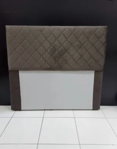 Cabeceira casal estofada 1,40  - Entrega imediata!