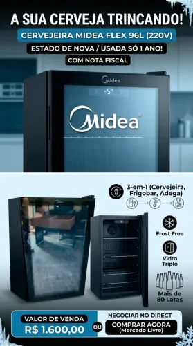 Cervejeira Midea Flex 96L (220V)