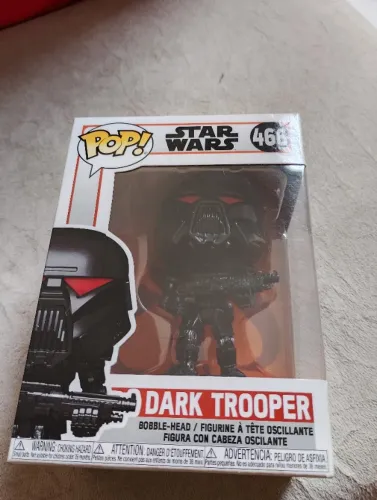 Boneco Funko Pop! Star Wars: Dark Trooper #466 - The Mandalorian