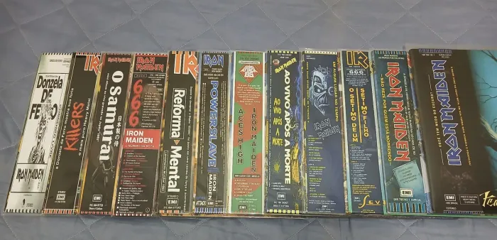 Iron Maiden - Obi para discos de Heavy Metal (leia a descrição)