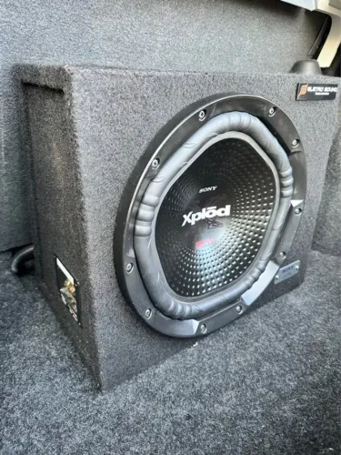 Caixa Subwoofer Sony Xplod + Módulo Falcon