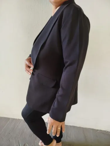 Blazer Plus Size Preto - Veste até 48 - Nunca Usado