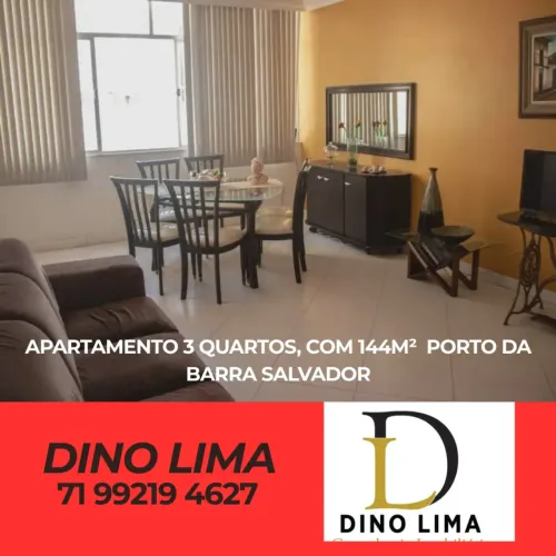 Imóvel para venda tem 144 metros quadrados com 3 quartos em Barra - Salvador - BA