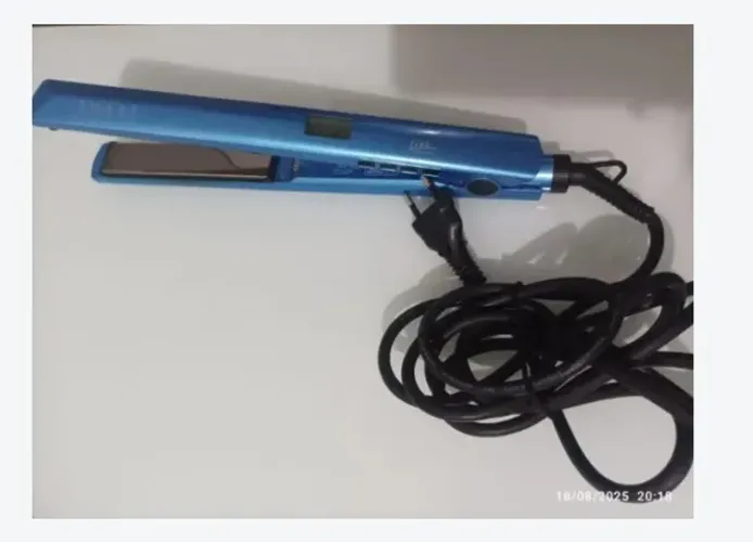 Prancha / Chapinha Lizz Smart Titanium Profissional Azul