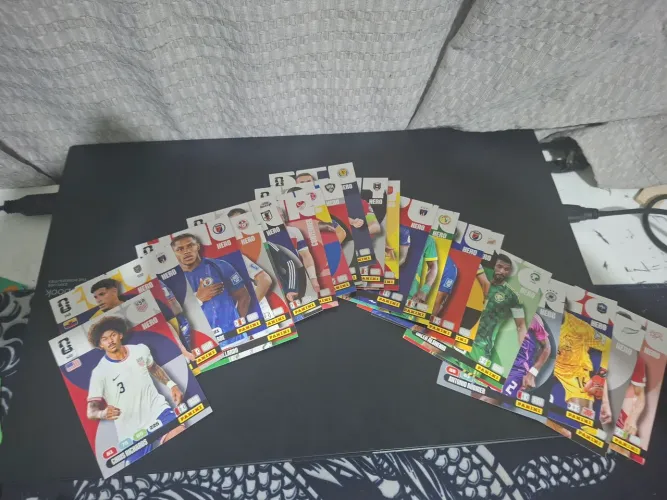 Cards colecionáveis da copa do mundo 