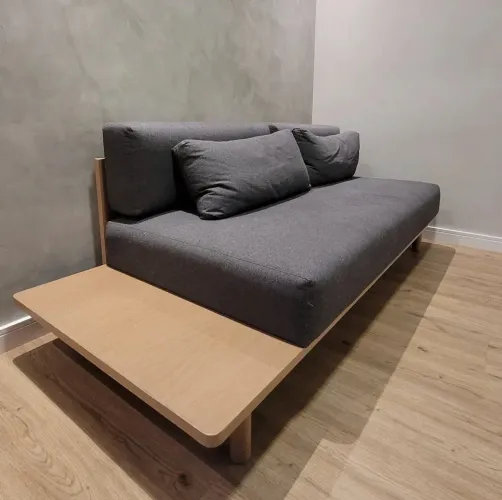Sofá cama tok stok 3 lugares. Mínimo sofá cama.