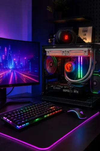 PC GAMER PODEROSO RYZEN 7 5700X3D (FOCADO EM PERFORMANCE EM JOGOS)