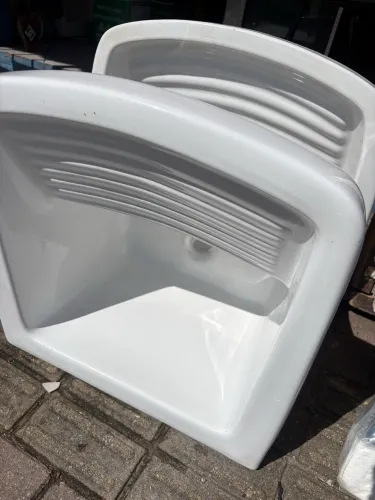 Tanque de louça Icasa branco 