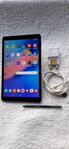 Tablet samsung Tab A Com Caneta S Pen chip 4G faz ligacao (Act cartao)