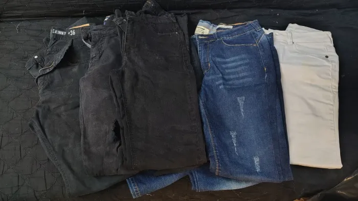 Lote de 8 calças jeans 36/38