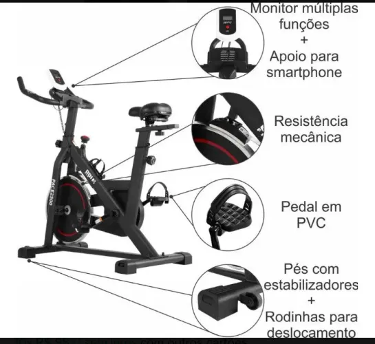 Bicicleta ergométrica Odin PE2500