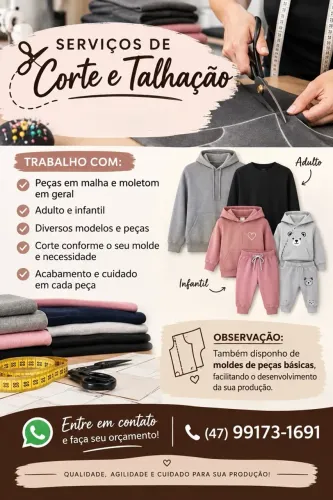 Serviço de Talhação Têxtil
