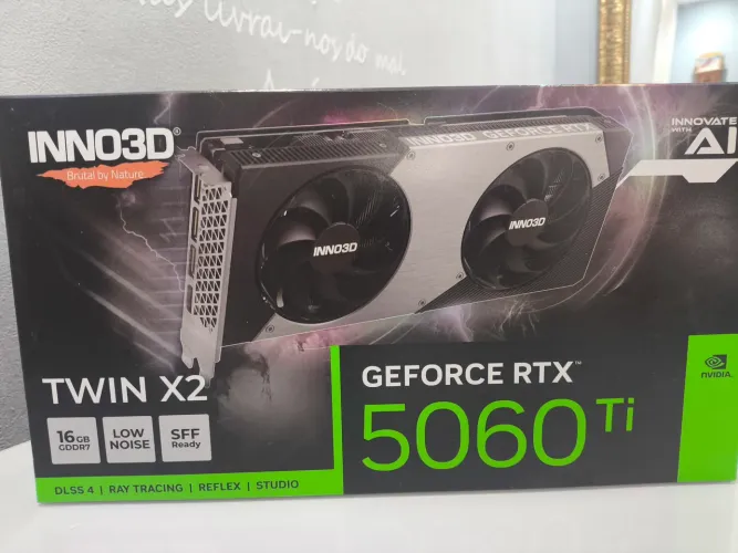 Placa de vídeo GEFORCE RTX5060TI.