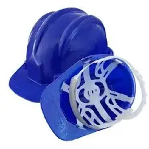 Capacete de segurança com carneira Cores branco, azul, amerelo e verde - Novos