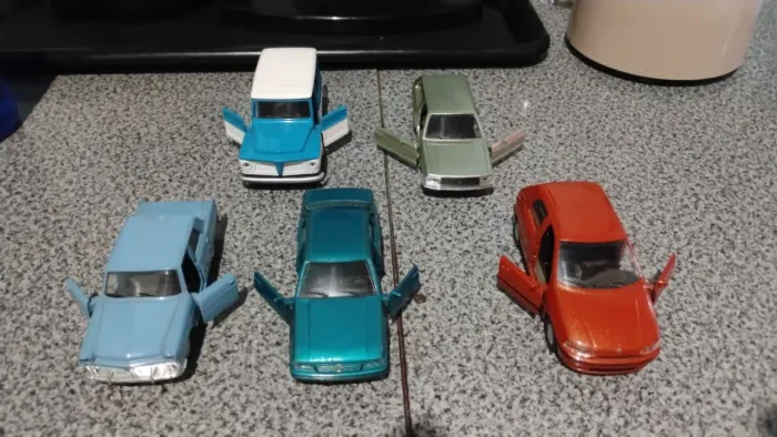 Carrinhos da coleção veículos nacionais 
