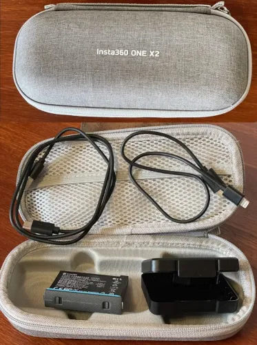 BATERIA Insta360 ONE X2 + Estojo + cabos ORIGINAL!