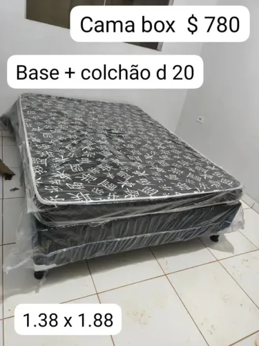Cama box casal