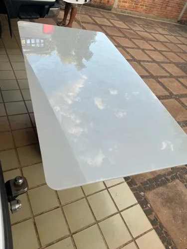 Mesa 8 lugares com 4 cadeiras tramontina