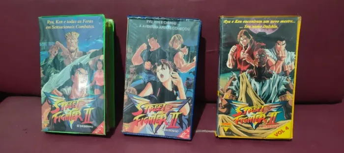 Vhs Street Fighter VOL 1, 2, 4 ORIGINAL