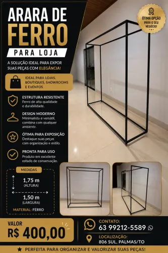 Arara para roupas