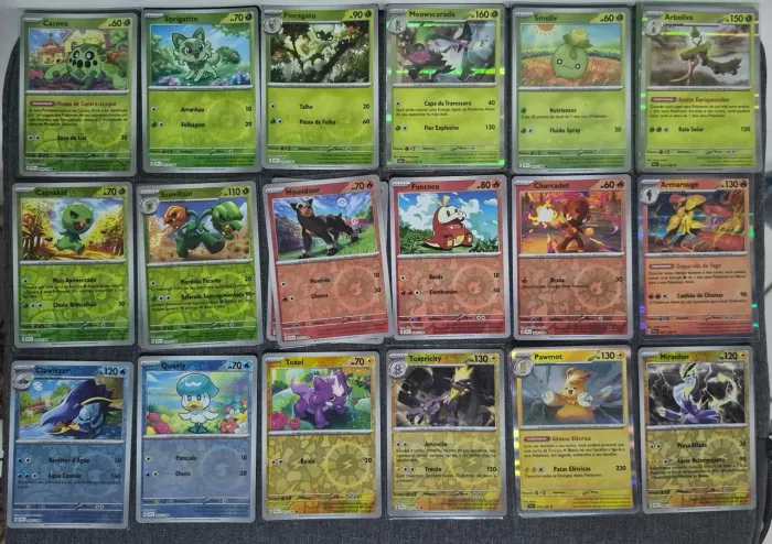Cartas NM Pokemon TCG - Foil / Reverse Foil (Pacote c/ 30)