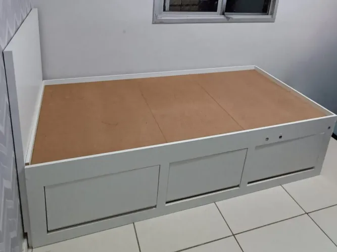 Cama solteiro MDF
