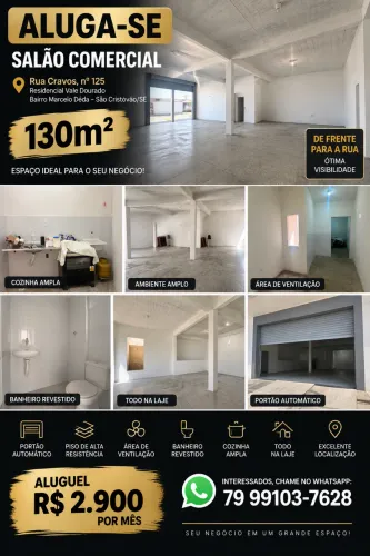 Salão/galpão com ótima localização