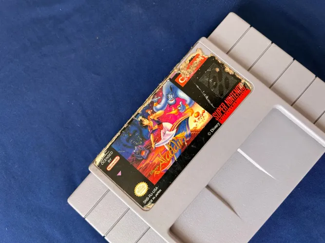 Cartucho Disney Aladdin SNES - 100% Original Americano