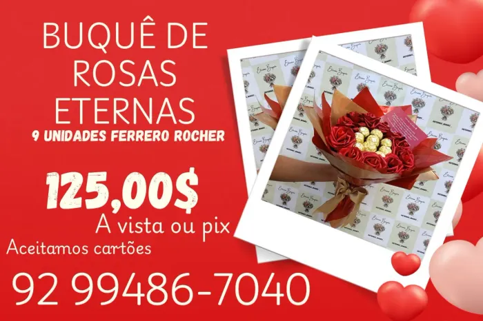 Buquê de rosas de cetim 
