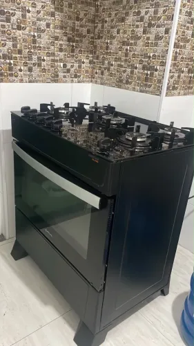 Fogão convertido para gás encanado/GN