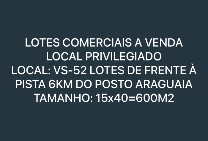 LOTE COMERCIAL 