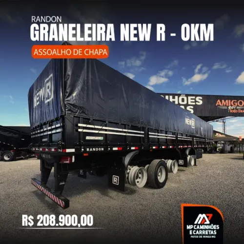 GRANELEIRA RANDON NEW R 4° EIXO 0 KM 2025