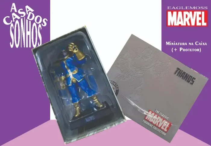 Coleção de Miniatura Marvel Eaglemoss Thanos Especial