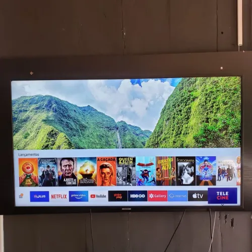 TV SMART 50 Samsung 4K - Modelo RU7100 - Design Slim - Entrego Hoje