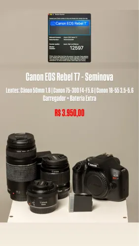 Canon T7 Seminova