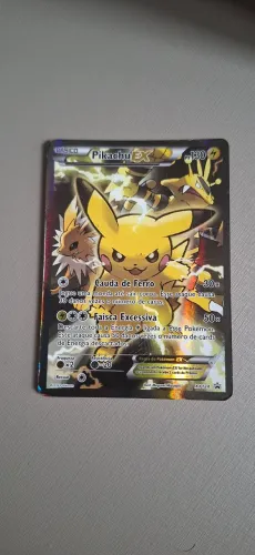 Carta Pokémon Pikachu EX Full Art Promo XY124