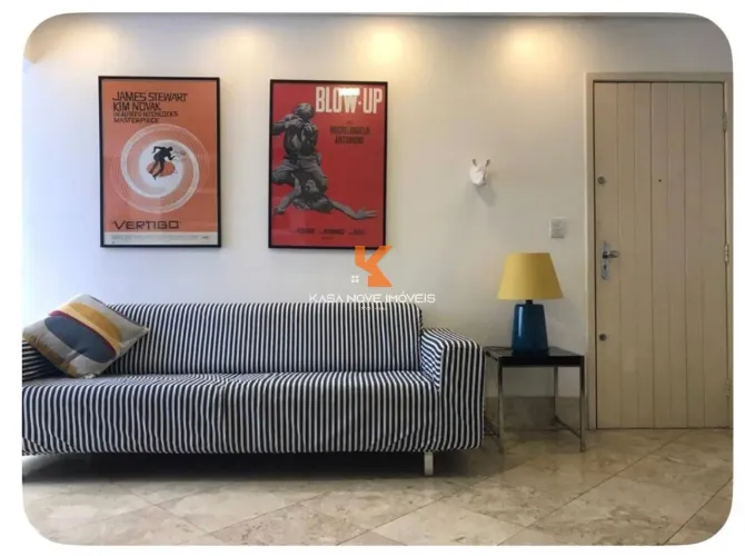 Apartamento à venda no Rio Vermelho, Salvador-BA: 2 quartos, 2 salas, 2 banheiros, 1 vaga,