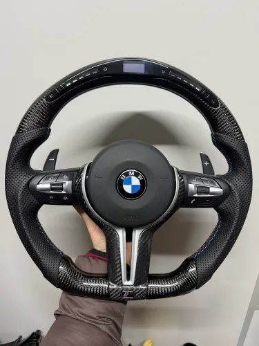 Volante bmw M Sport carbono shift light 